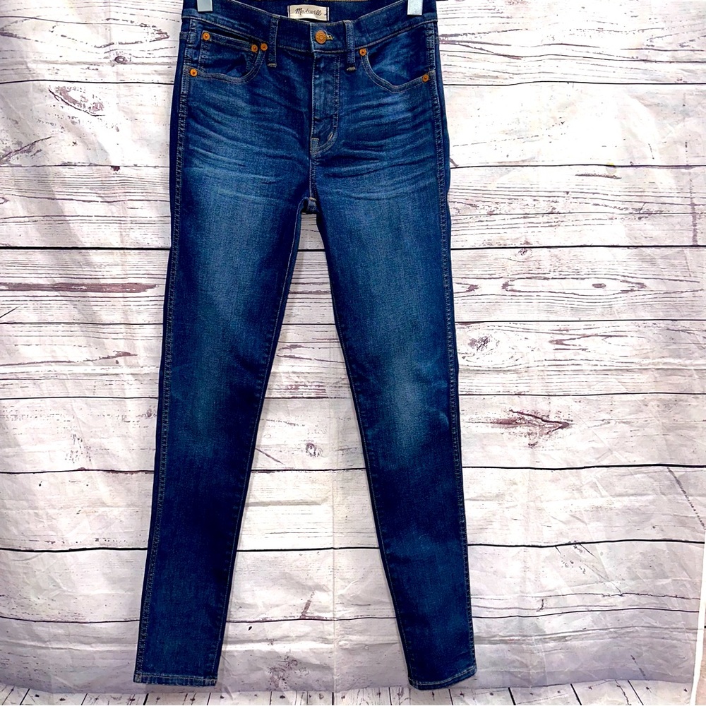 Madewell 9" High Riser Skinny Skinny Denim Jeans Size 27 Tall